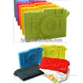 Camera shaped card holder,silicone business card holder